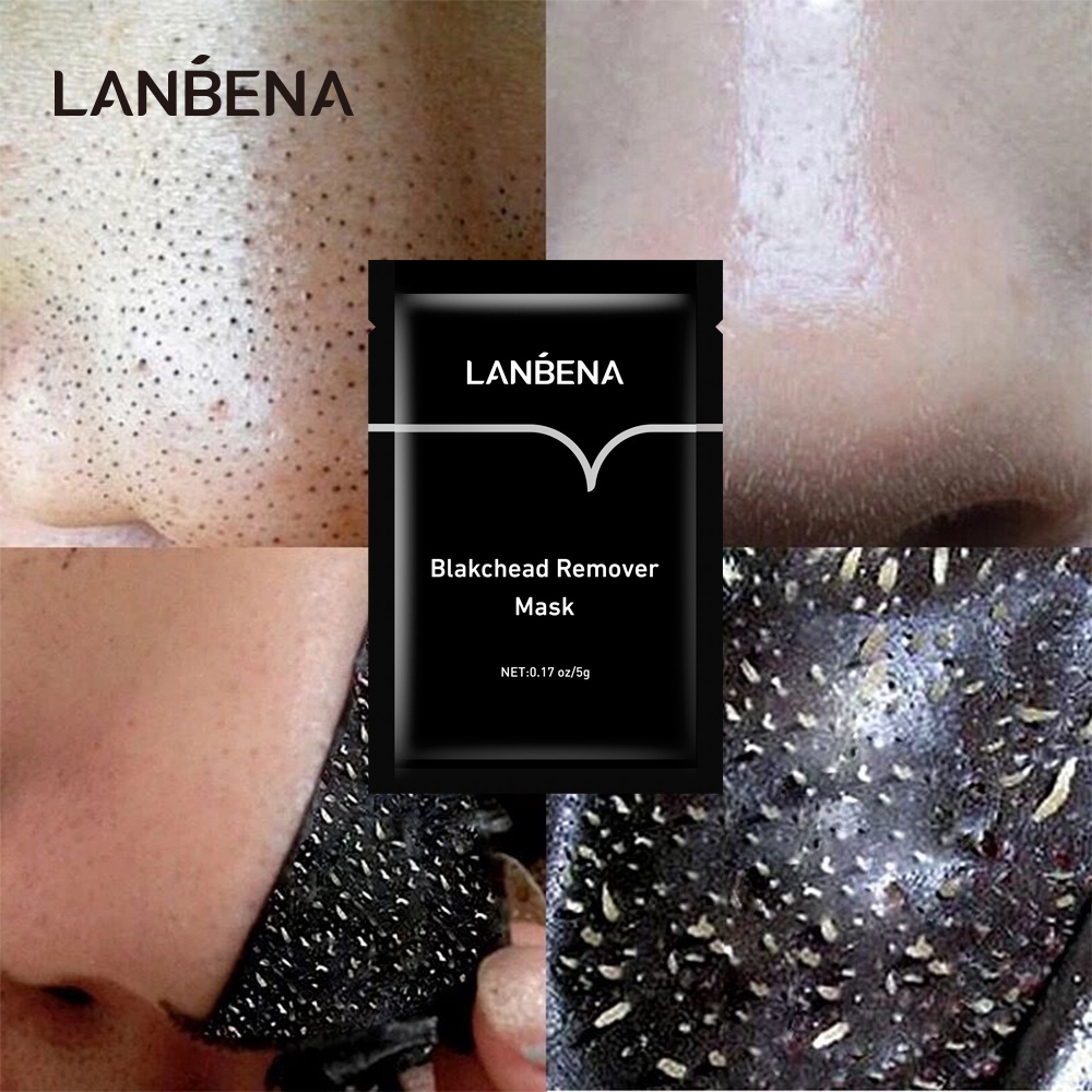 lanbena-มาสก์จมูก-ลอกสิวเสี้ยน-ลอกสิวเสี้ยน-ลอกรูขุมขน-ถ่านไม้ไผ่-กระชับรูขุมขน