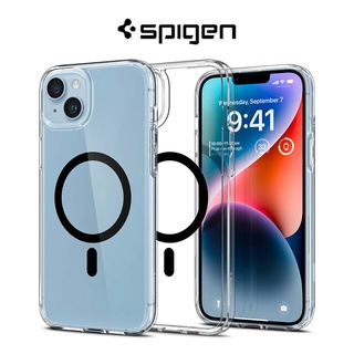 Spigen เคส iPhone 14 Plus / iPhone 15 Plus ฝาครอบ 6.7 นิ้ว อัลตร้าไฮบริด MagFit แม่เหล็กชาร์จเข้ากันได้