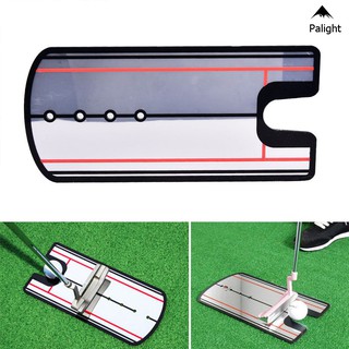 ภาพหน้าปกสินค้า[PA] 1 Pcs Golf Putting Mirror Training Eyeline Alignment Practice Portable Trainer Aid ที่เกี่ยวข้อง