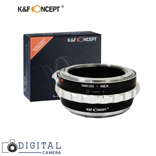 K&amp;F Concept Lens Adapter High Precision, Copper Mount KF06.362 for NIK(G) - NEX