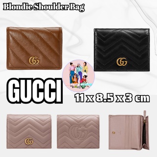 Wallet GG Multicolor GG Marmont Card Case/Coin Purse/Wave Pattern/New Product/Hot Sale/In Stock