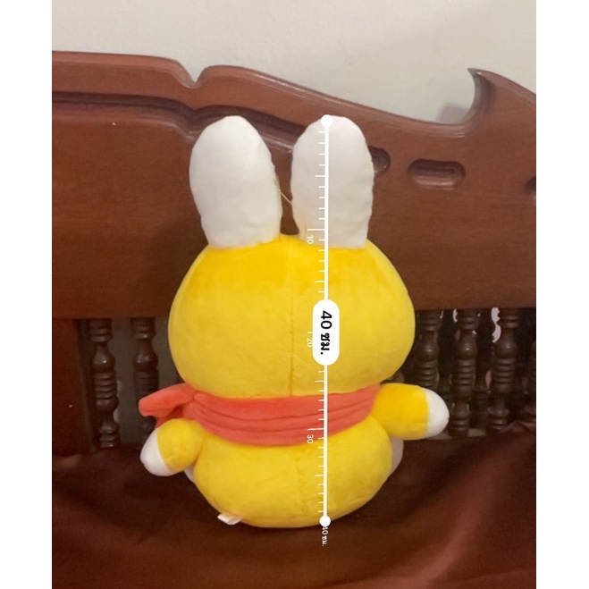 miffy-มิฟฟี่ชุดนักบินสีเหลือง-ขนนุ่มมาก-ตัวใหญ่-40cm-ไซซ์กอด