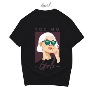 【hot sale】เสื้อยืด สกรีน ลาย you go girls พร้อมส่ง🔥