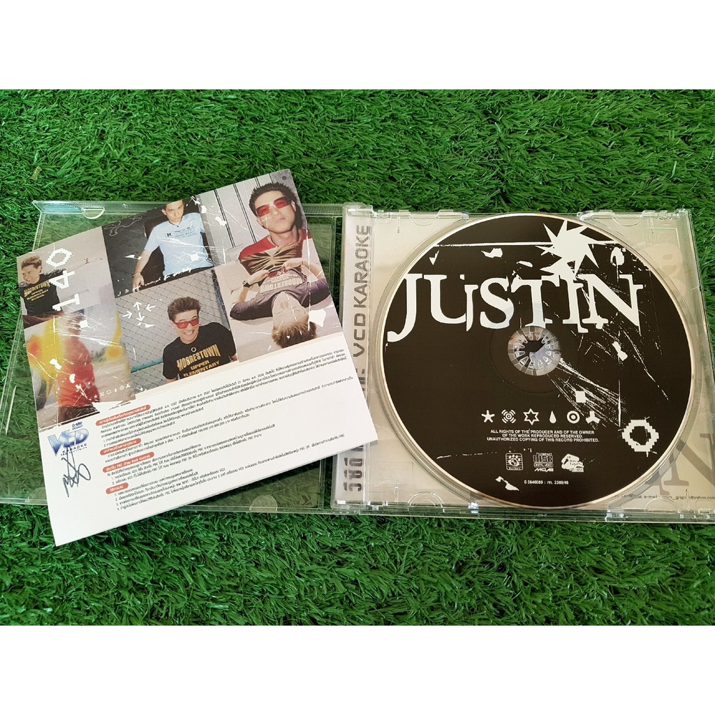 VCD แผ่นเพลง GMM จัสติน JUSTIN เพลง อยากเกลียดเธอ Justin Pongumpai ...