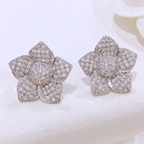 miss-earring-ต่างหูติดหูดอกไม้-เพชร-cz