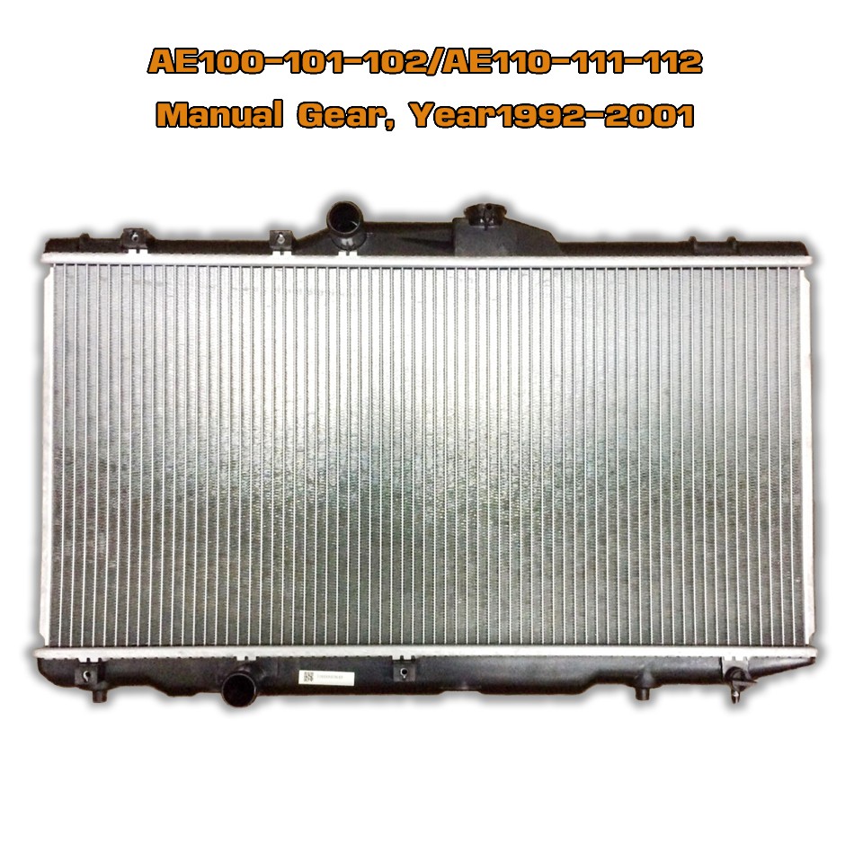 หม้อน้ำ-toyota-corolla-ae-100-102-ae-110-111-หม้อน้ำรถยนต์-โคโรล่า-เออี-101-111-ปี-1992-2001-เกียร์ธรรมดา-mt