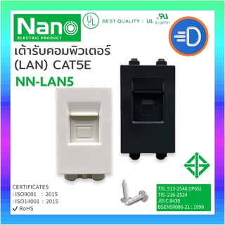 NANO NN-LAN5, NN-LAN5B เต้ารับคอมพิวเตอร์ (LAN), CAT5E