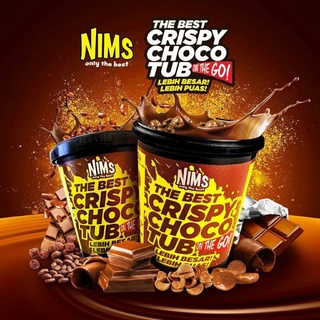 Nims Crispy Choco tub คริสปี้ช็อคโกแลต ขนาดกระปุกละ 250กรัม