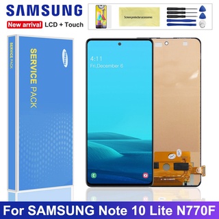 หน้าจอสัมผัสดิจิทัล LCD สําหรับ Samsung Galaxy Note 10 lite Note10 lite N770 N770F DS N770F DSM