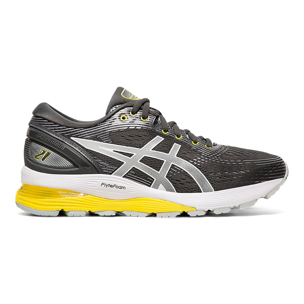 ASICS GEL NIMBUS 21 WOMEN RUNNING DARK GREY MID GREY Shopee Thailand