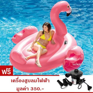 แพยางฟลามิงโก้ แพยางเป่าลมintex ห่วงยางแฟนซี Super Giant Flamingo Inflatable Pool Float