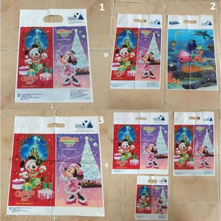 ถุง แบรนด์ Tokyo Disneyland ของแท้ สภาพดีมาก ลาย mickey minnie  และ Nemo ขนมาเองจากญี่ปุ่นเลย สภาพใหม่