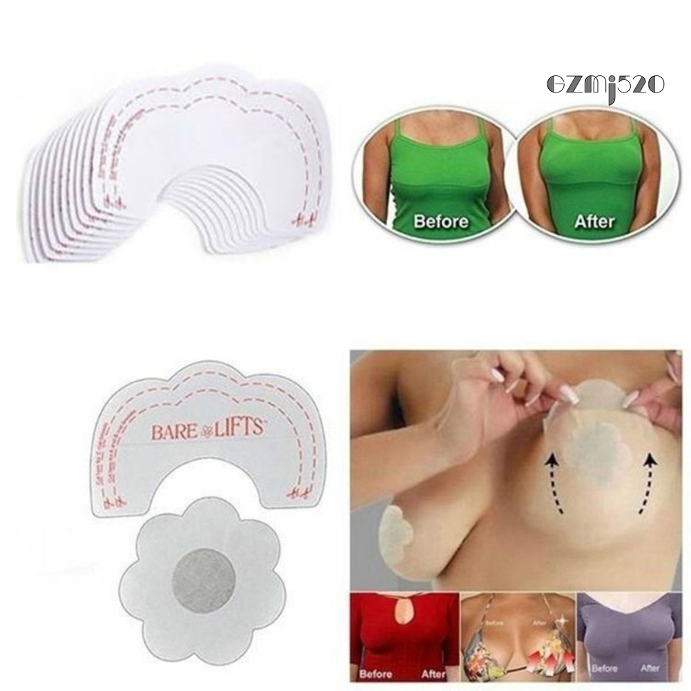 ag-10pcs-silicone-adhesive-anti-sagging-invisible-tape-breast-lift-bra-push-up-pads