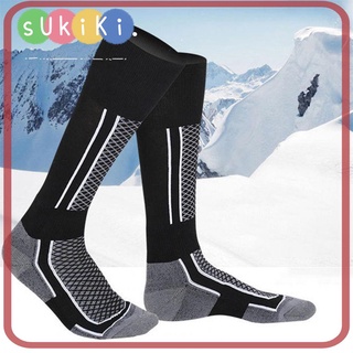 ภาพขนาดย่อของสินค้าSukiki ถุงเท้าเล่นสกี ฤดูหนาว สกี เดินป่า ความร้อน หนา อบอุ่น