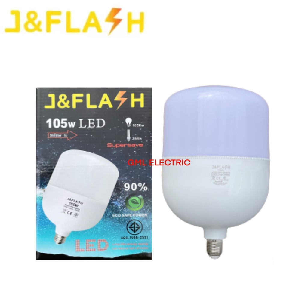 j-amp-flash-หลอดไฟ-led-105w-แสงขาว-แสงวอร์ม-หลอดไฟแม่ค้า-หลอดไฟ-jmf-หลอดไฟตุ้ม