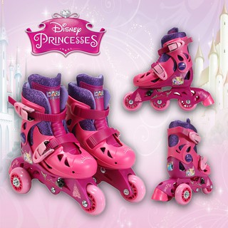 รองเท้า โรลเลอร์ เบลด Disney Princess Glitter Convertible Roller Skates by PlayWheels™ ราคา 2,390 บาท