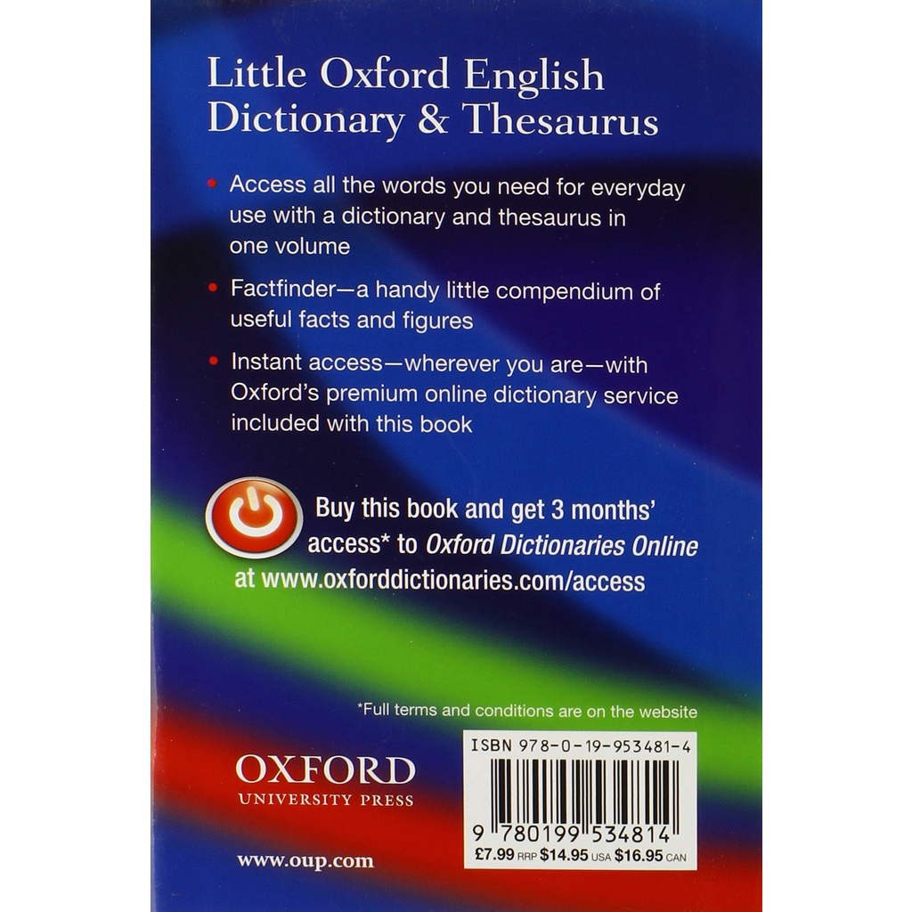 dktoday-หนังสือ-little-oxford-dictionary-amp-thesaurus-2ed