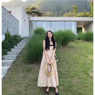 cpjgirlxx  |  Jeju bowtie maxi dress - 2colors เดรสผูกไหล่ ยาว