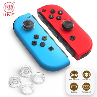 สินค้า Iinejoycon ฝาครอบปุ่มกดหัวแม่มือจอยสติ๊กสําหรับ Nintendo Switch/lite/Switch OLED