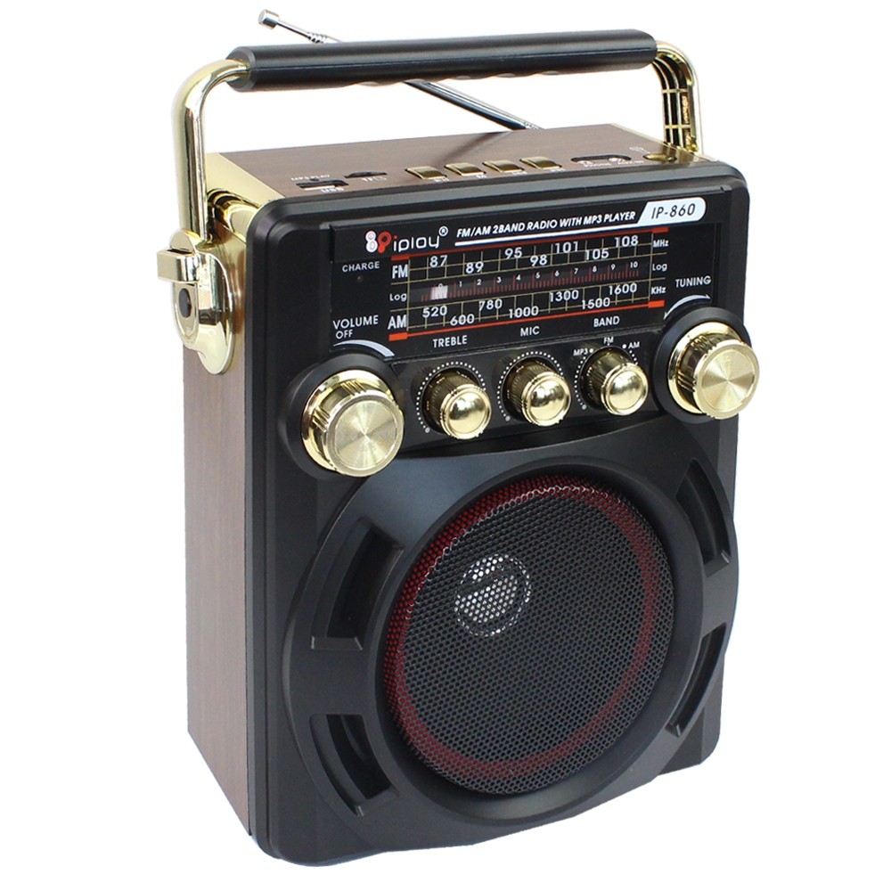 ภาพหน้าปกสินค้าmhfsuper วิทยุ IP-860 ฟังได้ทั้ง FM/AM/เล่นUSBได้/SD/MP-3/ รุ่น Portable-karaoke-box-microphone-radio-fm-usb-01d-K3-p จากร้าน telecorsa บน Shopee