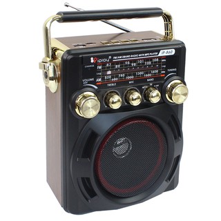 ภาพขนาดย่อของภาพหน้าปกสินค้าmhfsuper วิทยุ IP-860 ฟังได้ทั้ง FM/AM/เล่นUSBได้/SD/MP-3/ รุ่น Portable-karaoke-box-microphone-radio-fm-usb-01d-K3-p จากร้าน telecorsa บน Shopee