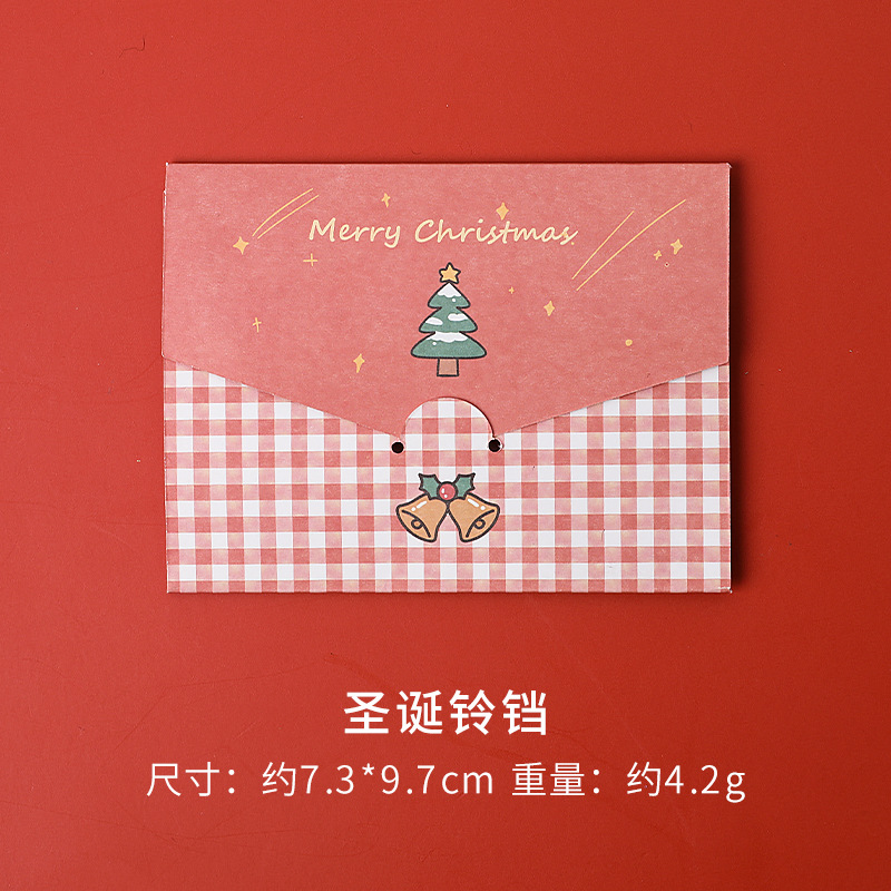 ภาพสินค้าการ์ดอวยพรวันเกิด ลายการ์ตูนคริสต์มาส ขนาดเล็ก แบบพับได้ DIY จากร้าน tianleiwenwenju.th บน Shopee ภาพที่ 5
