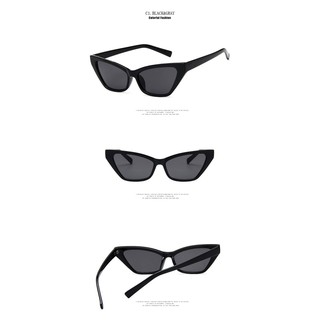 ภาพขนาดย่อของภาพหน้าปกสินค้าแว่นตากันแดด ทรงแคทอาย สไตล์วินเทจ สำหรับผู้หญิง จากร้าน teamor520.th บน Shopee ภาพที่ 4