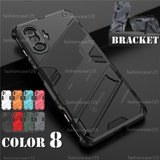 Case for Xiaomi Redmi K40 Gaming Phone Case Hard Armor Shockproof Casing Soft Back Stand Holder Bracket Cover Punk style phone case