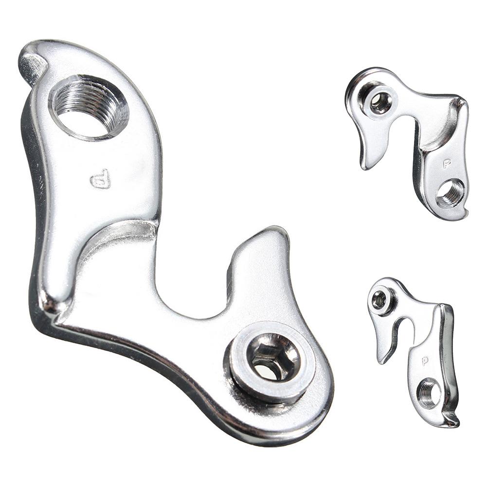 Aluminum Alloy Silver Transmission Hanger Frame Rear Derailleur Lug Fixed Bolt Device Tail Hook