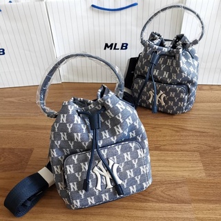 MLB Monogram Jacquard Bucket Bag กระเป๋าสะพายบัคเก็ต