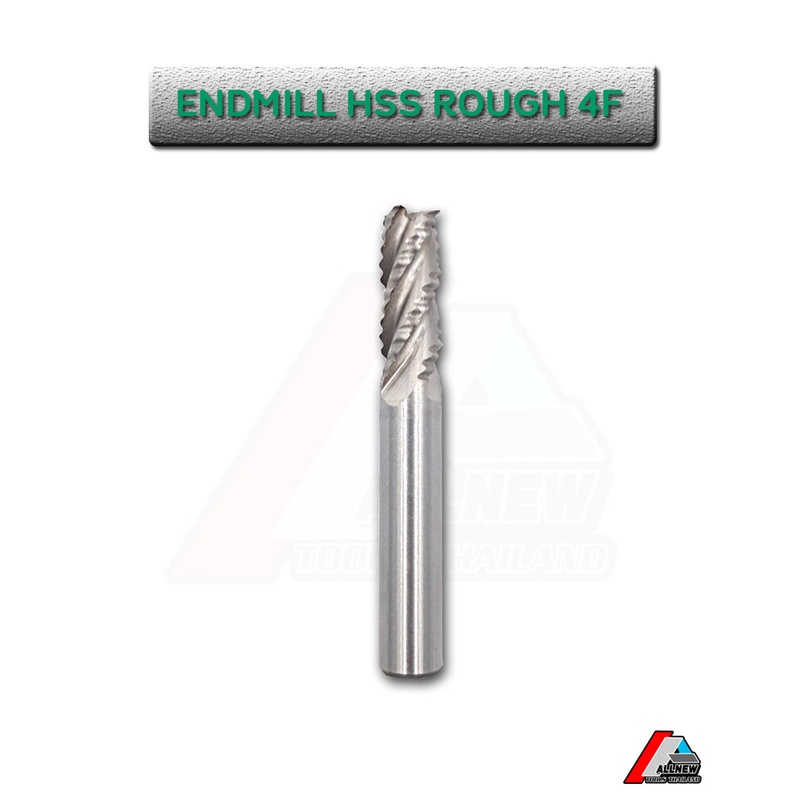 endmill-hss-rough-4f-เอ็นมิลไฮสปีดกัดหยาบ-4ฟัน-ดอกเอ็นมิล