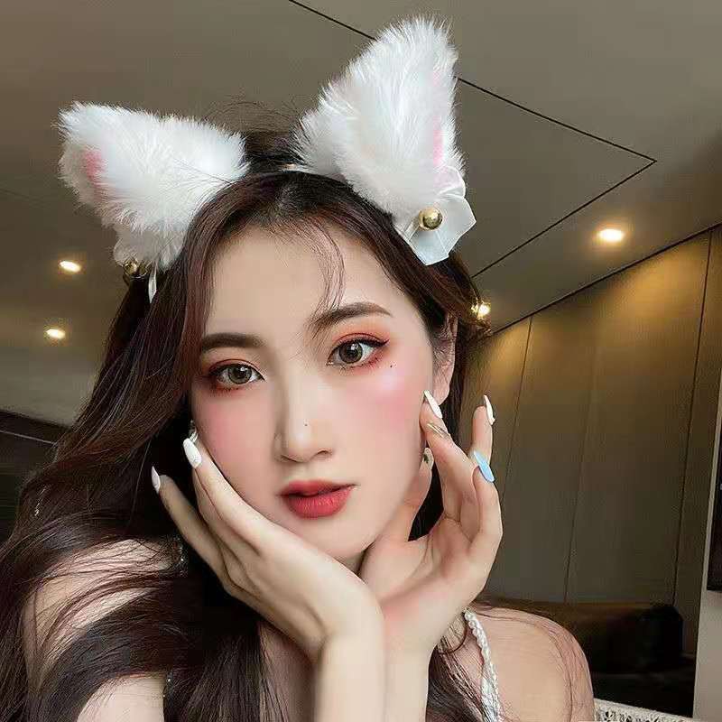 ที่คาดผมแมวน่ารักฟรุ้งฟริ้งนุ่มนิ่ม-ขนฟู-คาดผมคอสเพลย์เซ็กซี่-cute-cat-headband-m23