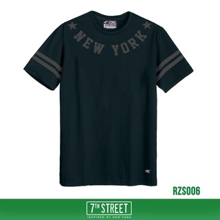 7th Street เสื้อยืด รุ่น RZS006 กรมเข้มดำ ของแท้ 100%