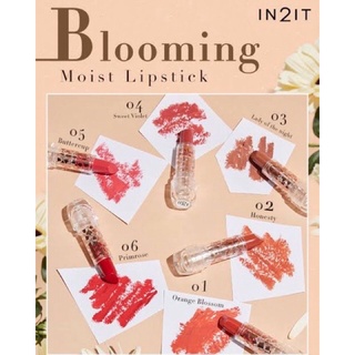IN2IT Blooming Moist Lipstick_ลิปซาตินเนื้อนุ่ม สีแน่น