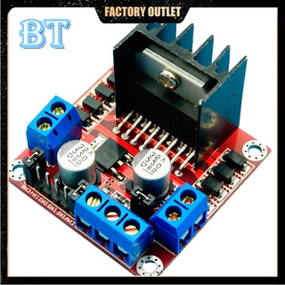 L298n Dual H Bridge DC Stepper Motor Drive บอร์ดโมดูลควบคุม Arduino