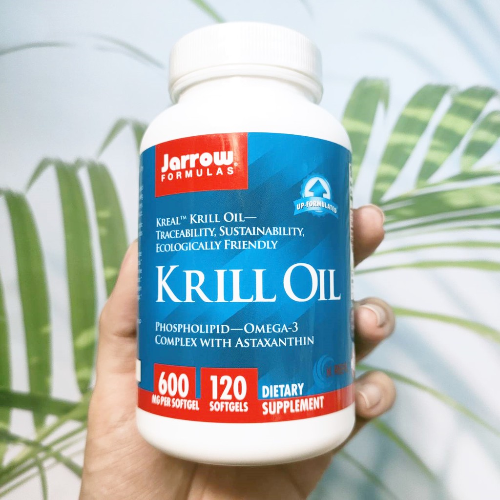 น้ำมันคริลล์ Krill Oil 120 Softgels (Jarrow Formulas®) Shopee Thailand