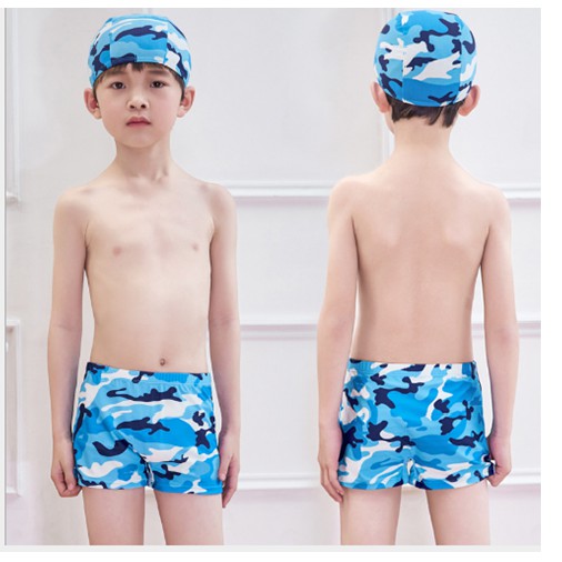 กางเกงว่ายน้ำเด็ก-พร้อมหมวก-รหัส-207-เข้าเซท-new