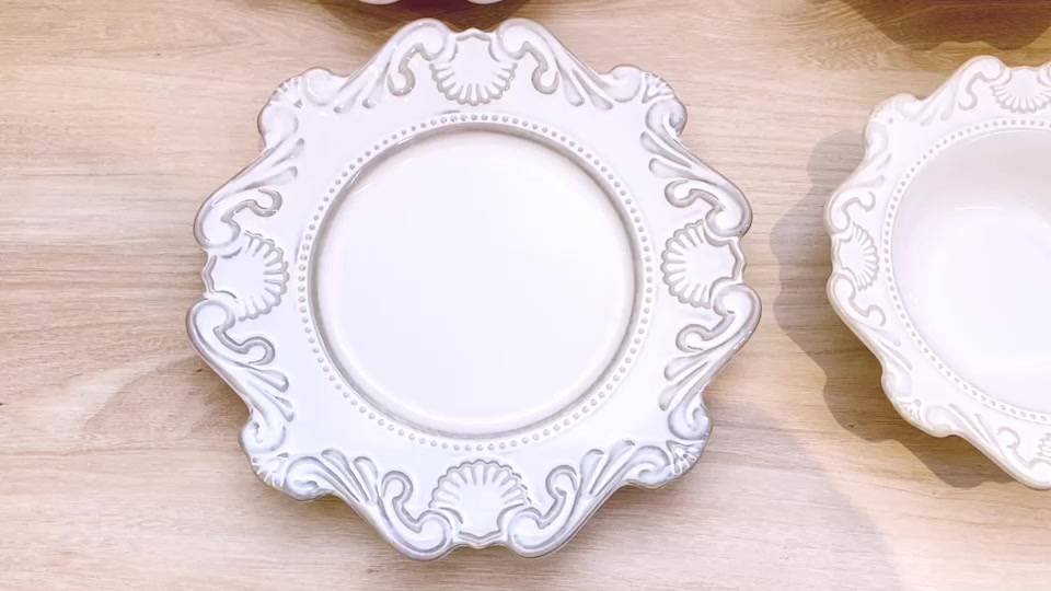 ชุดจานชามวินเทจ-erossie-english-vintage-plate-set-สวยงาม-น่าสะสม-อุปกรณ์บนโต๊ะอาหาร