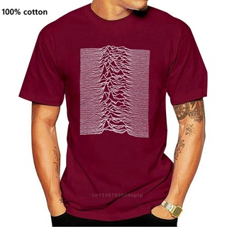 [S-5XL] เสื้อยืด พิมพ์ลายอัลบั้ม Joy Division Unknown Pleasures 100 Official สําหรับผู้ชาย 391304