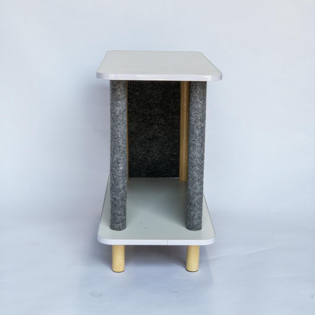 cat-house-x-side-table-โต๊ะข้างแมว-บ้านแมวอเนกประสงค์-ที่นอนแมว-บ้านแมวminimal-หุ้มด้วยผ้าสักหลาดเนื้อนุ่ม-ถอดซักได้