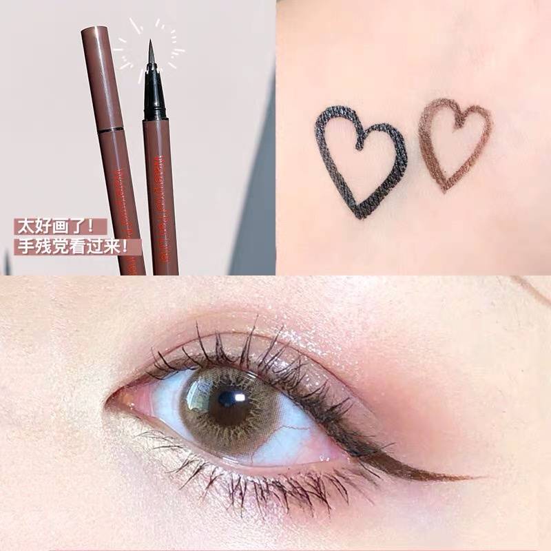 พร้อมส่ง-อายไลเนอร์-แท่งชมพู-สีดำ-กันน้ำ-lameila-ติดทนนาน-เนื้อนุ่ม-เขียนง่าย-กันเหงื่อ