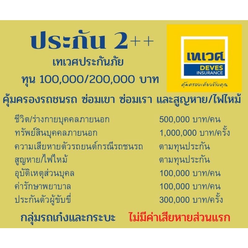 ประกันชั้น-2-เทเวศ-สำหรับรถเก๋ง-suv-กระบะ-4-ประตู-กระบะบรรทุก