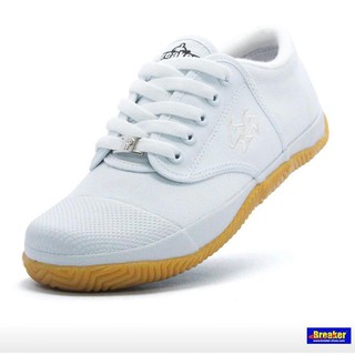 รองเท้าผ้าใบนักเรียน Breaker รุ่น BK-4 สีขาว SIZE  37-42