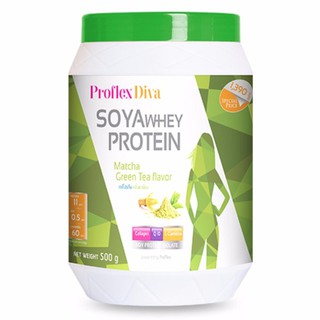 Proflex Diva Whey Protein Green Tea [500 g.] เสริมสร้างความสวยงามทำให้รูป