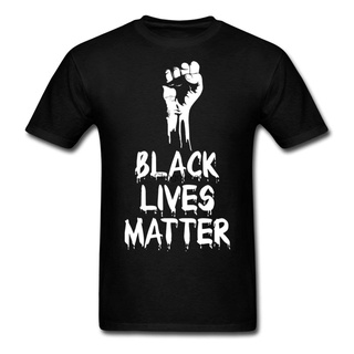 ใหม่ เสื้อยืดลําลอง แขนสั้น พิมพ์ลาย Lives Matter Fist Nlmebb07Nhfcch50 สีดํา สําหรับผู้ชาย