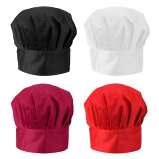 ❀ Adjustable Elastic Men Women Mushroom Caps Cooking Kitchen Baker Chef Hats Ciflying