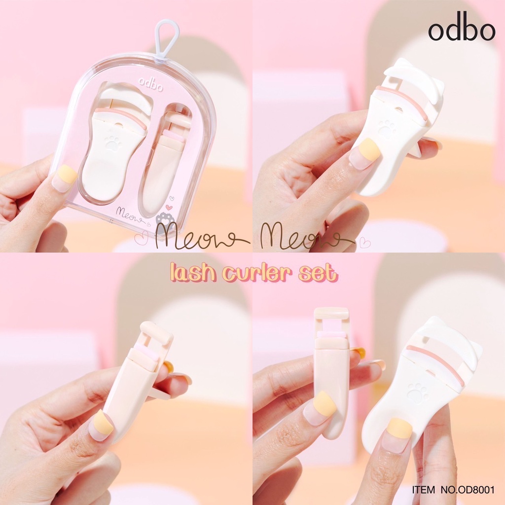 odbo-meow-meow-lash-curler-set-โอดีบีโอ-ที่ดัดขนตา-เหมียว-เหมียว-แลช-เคิร์ลเลอร์-เซ็ท-2-ชิ้น-od8001