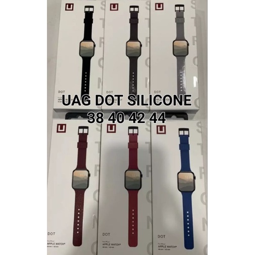 uag-dot-silicone-straps-38-40-41-42-44-45-mm-series7-6-se-5-4-3-2-1-สายซิลิโคนอย่างดี