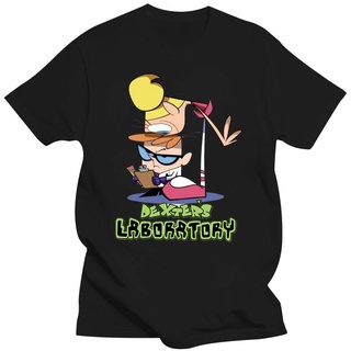 เสื้อยืดวินเทจเสื้อยืด พิมพ์ลายการ์ตูนโปสเตอร์ Dexter Laboratory V1 1996 สวมใส่สบาย สําหรับผู้ชาย S-5XL&lt;2022&gt;