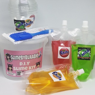 ส่งฟรี!! ⭐️Tripple Soft Drinks D.I.Y Slime Kit⭐️ ชุดทริปเปิ้ล สไลม์ดีไอวายเครื่องดื่ม🥤